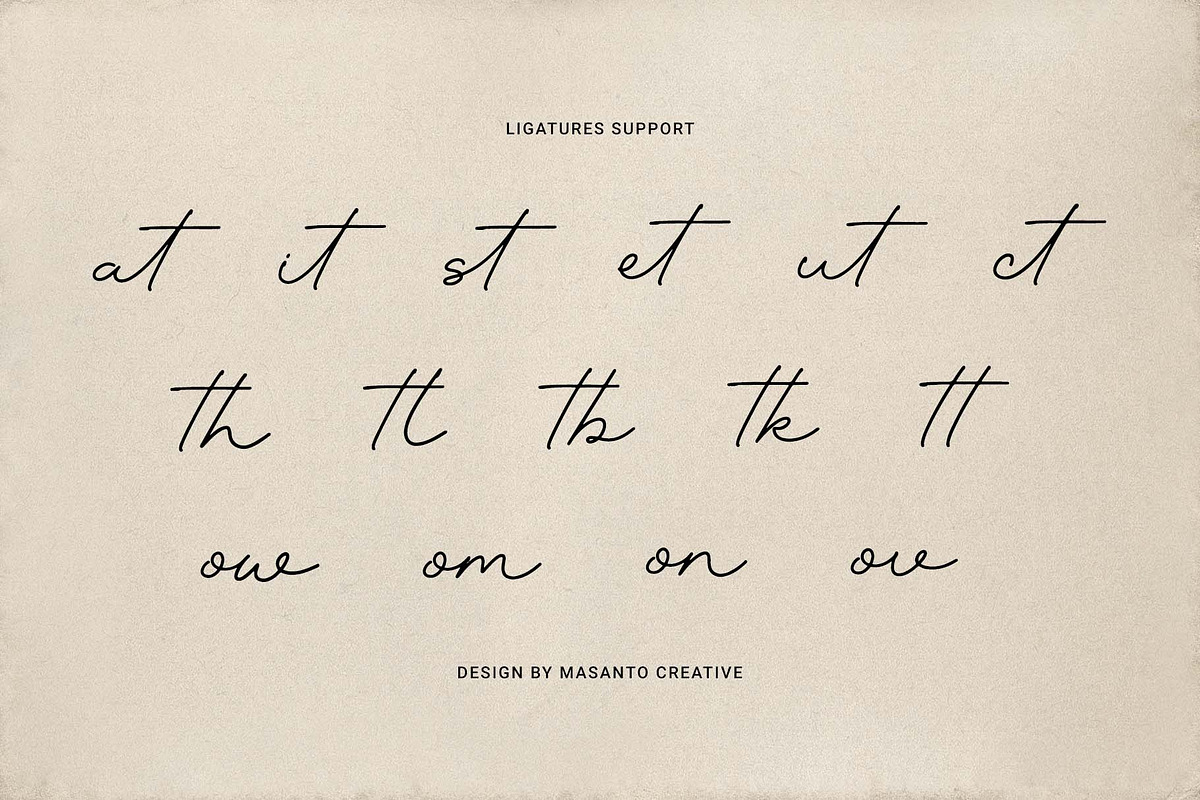 Autthentic – Handwritten Script Font, a Script Font by kangfont Studio (Photo 11 of 11)