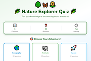 GK Quiz for Middle School Students, a HTML Template by DesignMarket (Thumbnail 1 of 5)