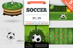 Soccer Posters and Concepts, a Texture Illustration by TAlex