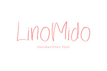 LinoMido Handwriting Font