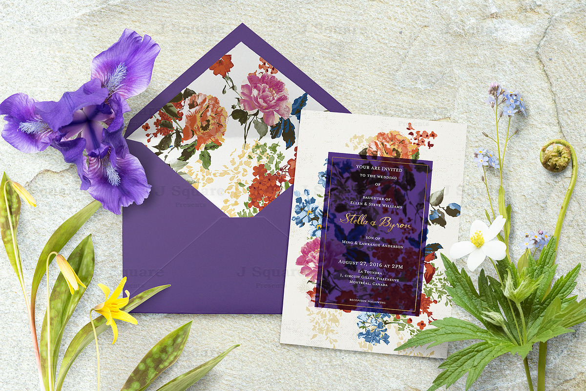 Spring Flower Props & Cardset Mockup, a Product Mockup by JSquarePresents (Photo 4 of 9)
