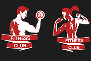 Logo for fitness clubs, a Healthcare Illustration by pashigorov (Thumbnail 2 of 4)