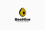Bee Hive Logo, a Branding & Logo Template by Zeer Graphic (Thumbnail 1 of 2)