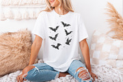 Minimal Flying Bats PNG, Spooky, an Illustration by SharpMarketplace (Thumbnail 3 of 9)
