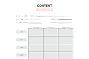 Social Media Planner, a Print Template by Brand Your Biz Co. (Thumbnail 7 of 9)