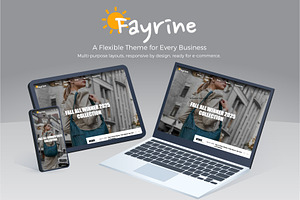 Fayrine – E-Commerce WordPress Theme, a WordPress Template by Ake Design