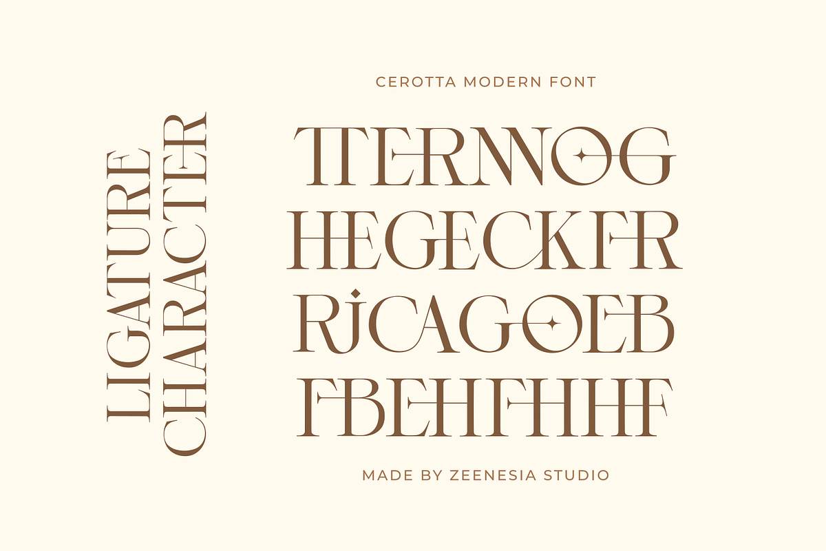 Cerotta, a Serif Font by zeenesia (Photo 6 of 17)
