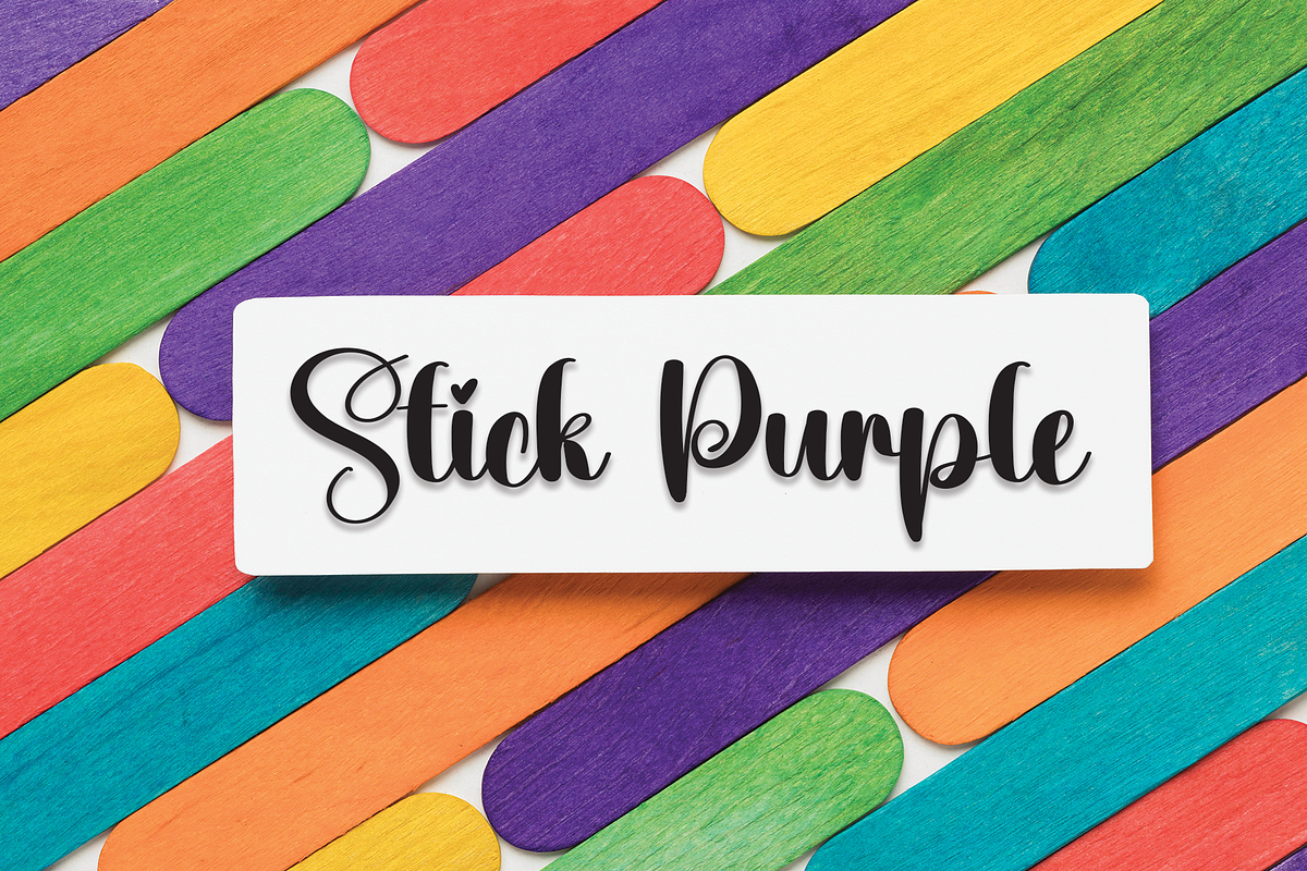 Violet | Script Font, a Script Font by Scratchones (Photo 8 of 8)