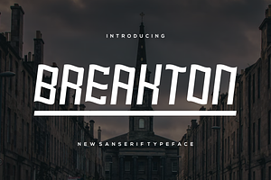 Breakton Font