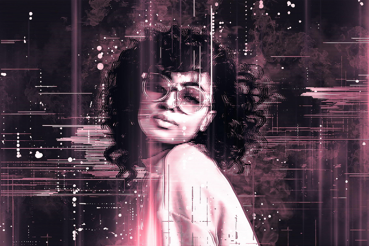 Vibrant Glitch Photo Effect Bundle, an Action Add-On by Photoshop Action (Photo 32 of 46)