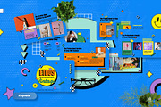 Etros - 90s Style Keynote, a Presentation Template by Dhabee (Thumbnail 1 of 7)
