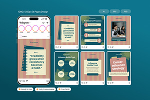 Career Influence Strategy Instagram, a Social Media Template by Izdihaar_Studio