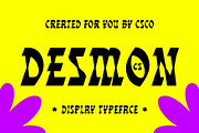 CS Desmon – Reverse Contrast Font, a Sans Serif Font by Craft Supply Co. (Thumbnail 1 of 8)