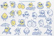 Whimsical Citrus Summer Clipart, an Object Graphic by Watercolor dreams (Thumbnail 2 of 3)