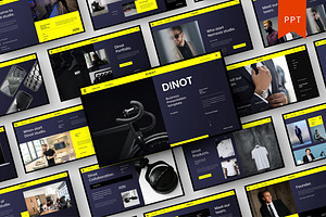 Dinot – Business PowerPoint Template, a Presentation Template by Dens Creative Studio