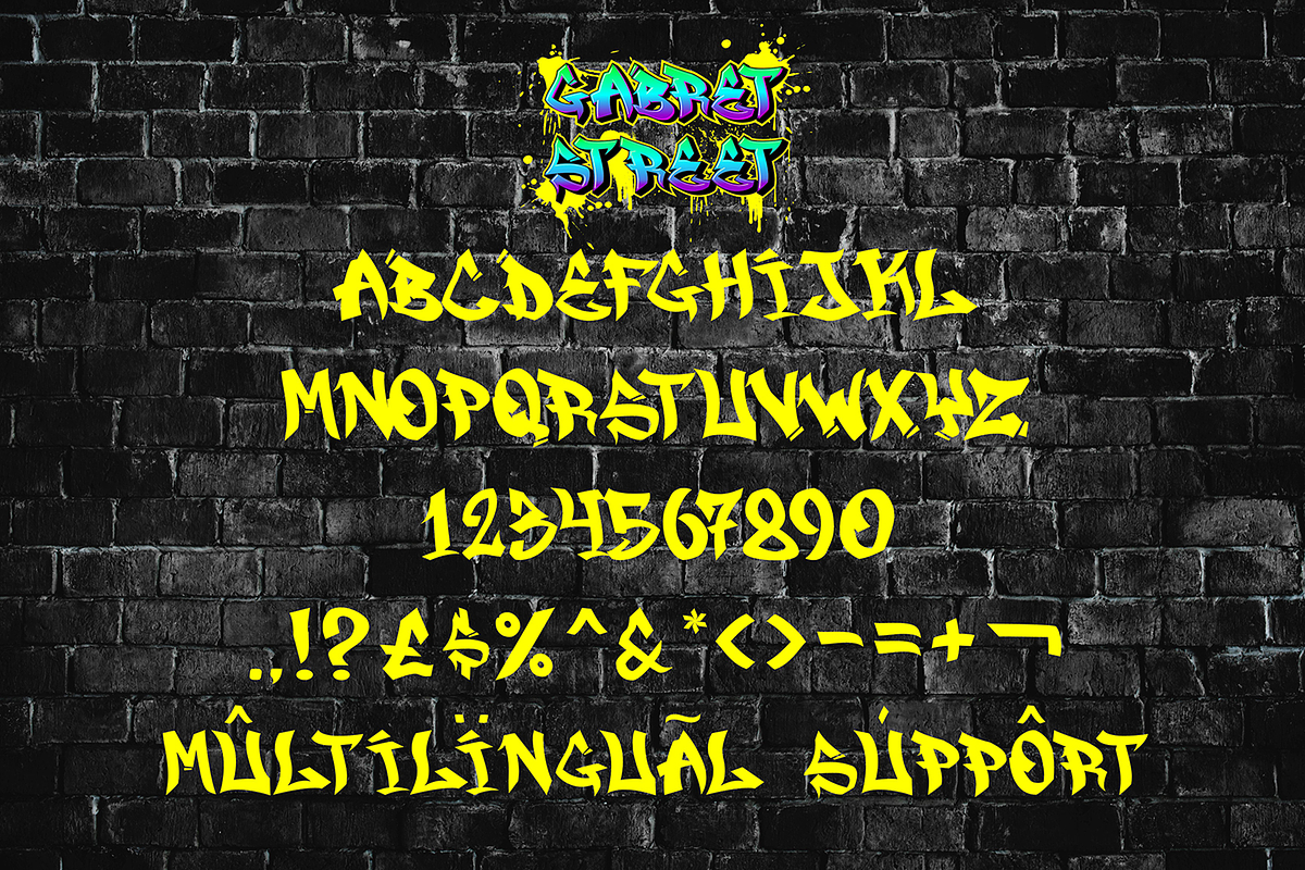 Gabret Street, a Handwritten Font by asfgraphics (Photo 7 of 7)