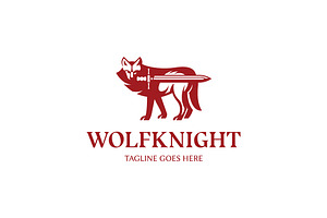 Wolf Knight Logo, a Branding & Logo Template by ashenterprise