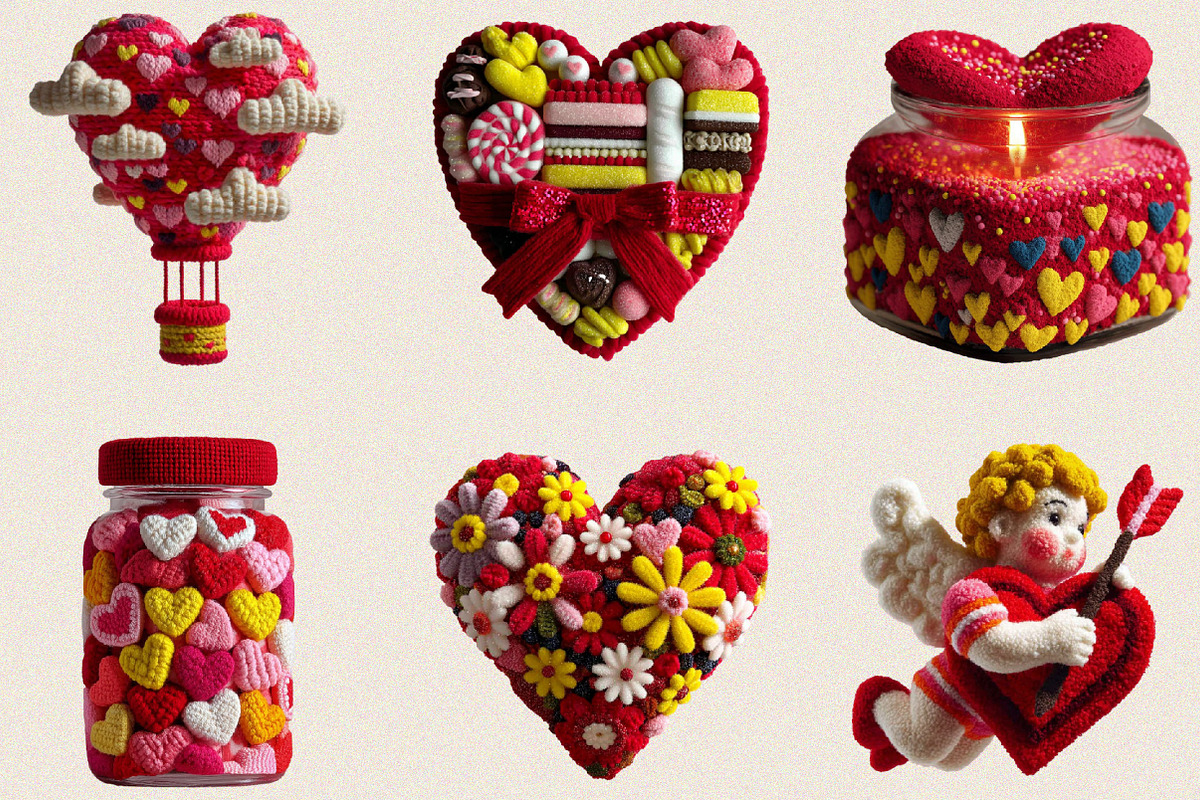 Valentine's Clipart Bundle., an Illustration by SVGArt (Photo 3 of 8)