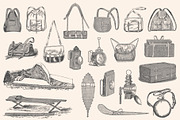 Adventure - Vintage Illustration Set, an Illustration by Graphic Goods (Thumbnail 6 of 11)