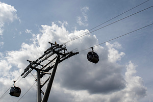 cable car support structure, a Transportation Photo by Schreibikus