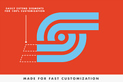 SOLID70 | Retro Geometric Font, a Font by RetroSupply Co. (Thumbnail 6 of 13)