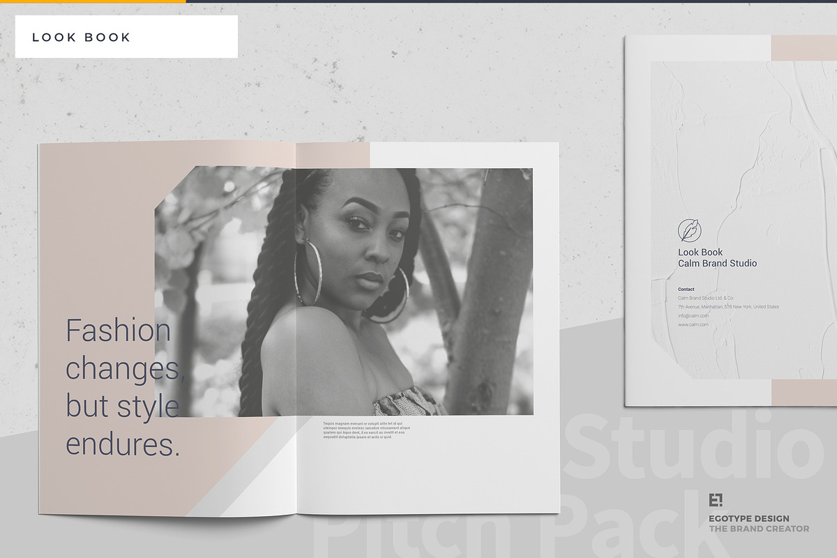 Calm Lookbook, a Brochure Template by Egotype (Photo 8 of 20)
