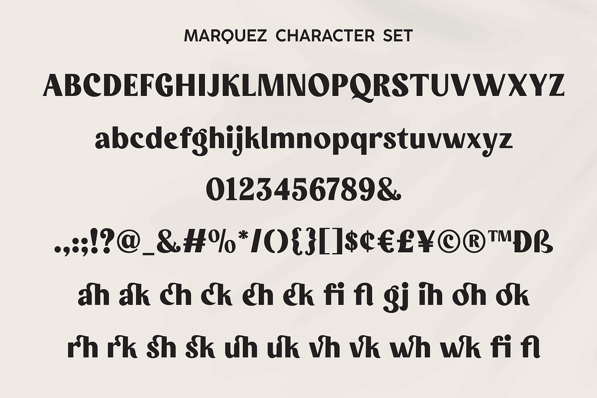 MARQUEZ, a Sans Serif Font by Umitype (Photo 8 of 9)
