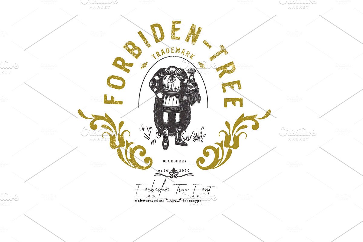 Forbiden Tree Font - Forzatype, a Sans Serif Font by Forzatype (Photo 2 of 4)