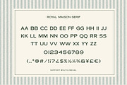 Royal Maison - Serif & Script Font, a Serif Font by Honestype (Thumbnail 12 of 13)