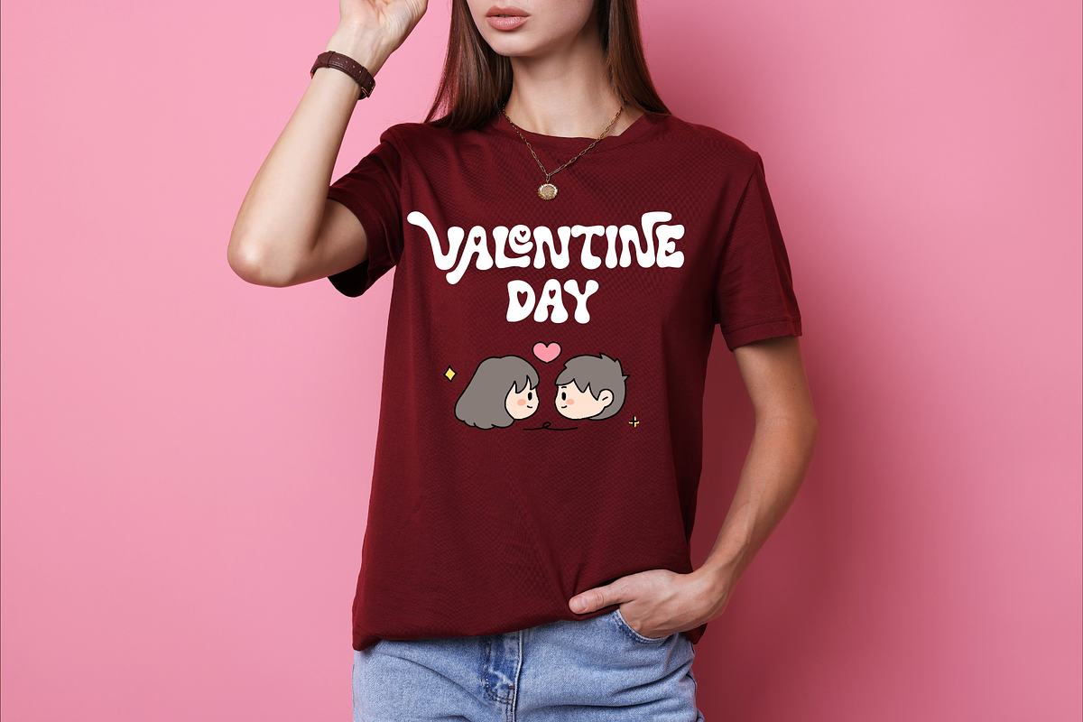 Retro Lovey - Valentine’s Day font, a Handwritten Font by Brown Cupple (Photo 6 of 8)
