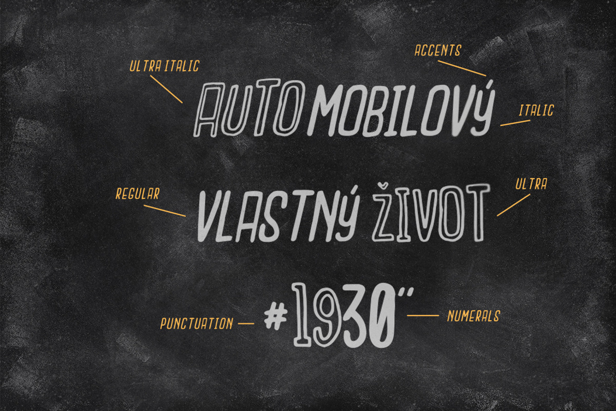 Sale ! 50% Outcast Motofont + Bonus preview 4