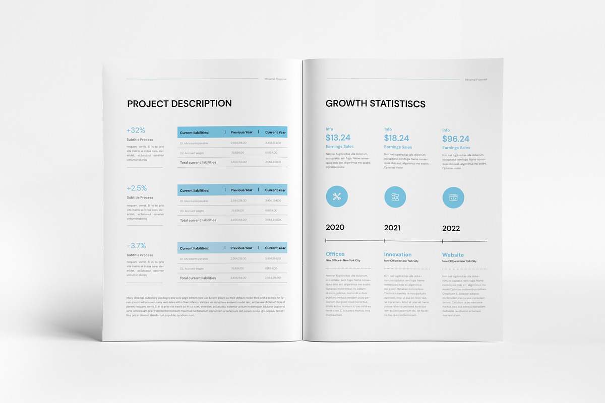 Minimal Proposal Template I Canva, a Brochure Template by PixWork (Photo 11 of 11)
