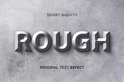 Rough Silver Steel Text Effect, a Layer Style Add-On by Design Squad (Thumbnail 1 of 2)
