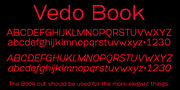 Vedo, a Sans Serif Font by Wiescher-Design (Thumbnail 6 of 8)