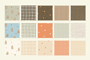 Cute Happy Bears Mini Collection, a Pattern Graphic by Naty Art (Thumbnail 5 of 5)