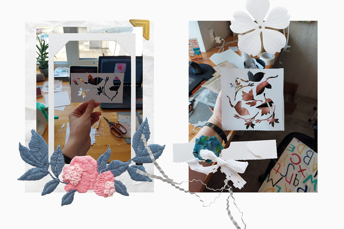 Cottage Heirloom. Collage Pack, an Object Graphic by PaperJamLab (Photo 4 of 20)