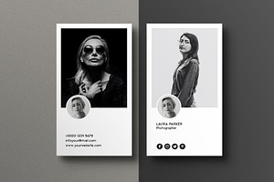 Photographer Business Card Template, a Business Card Template by Saman Osama