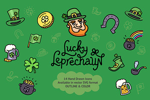 Lucky Leprechaun Icon Collection