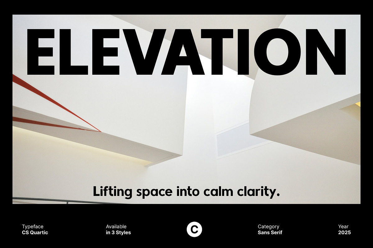 CS Quartic – Bold Sans Serif, a Sans Serif Font by Craft Supply Co. (Photo 7 of 8)