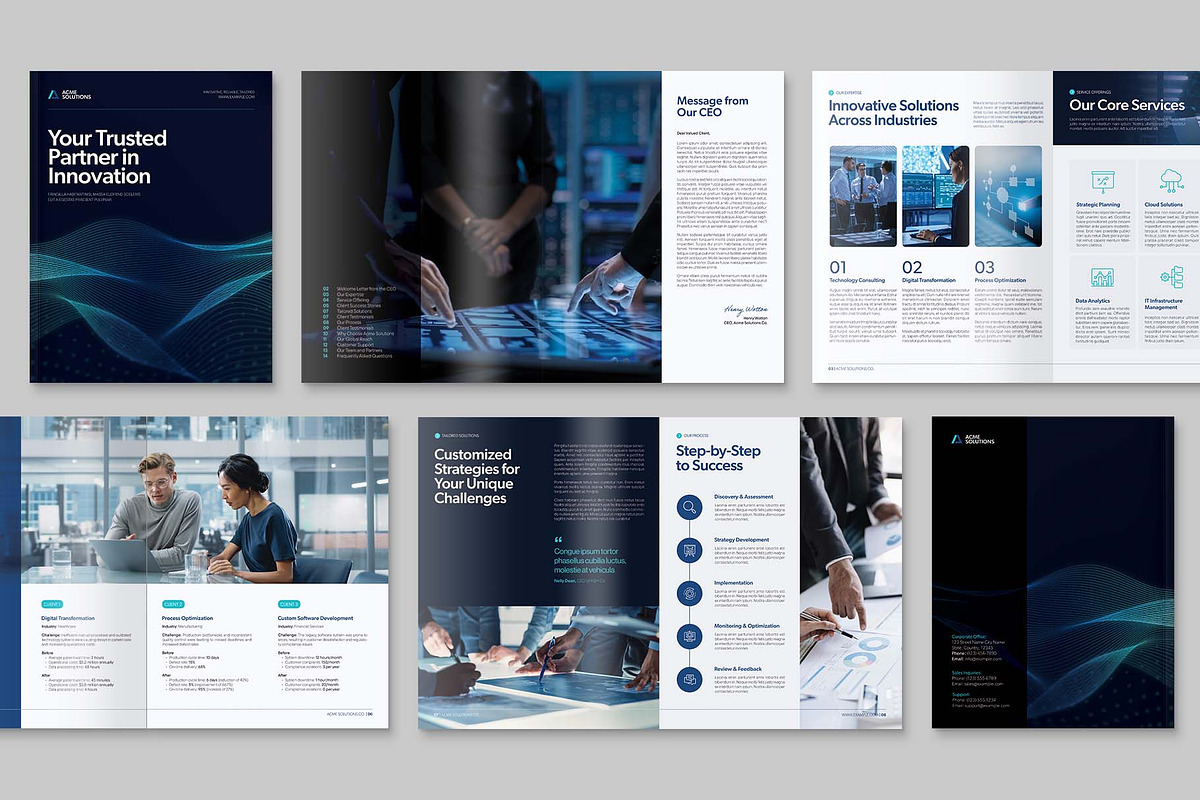 Sales Brochure Template, a Brochure Template by BrandPacks (Photo 3 of 7)