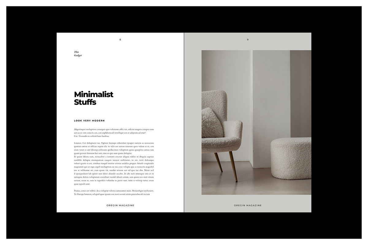 OREGIN Multipurpose Catalog, a Magazine Template by Arif Tri Ananta (Photo 11 of 14)
