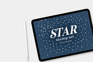 Star Stamp Set for Procreate