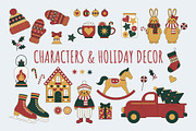 Warm & Cozy Christmas Winter Bundle, a Seasonal Illustration by Floralis (Thumbnail 2 of 21)