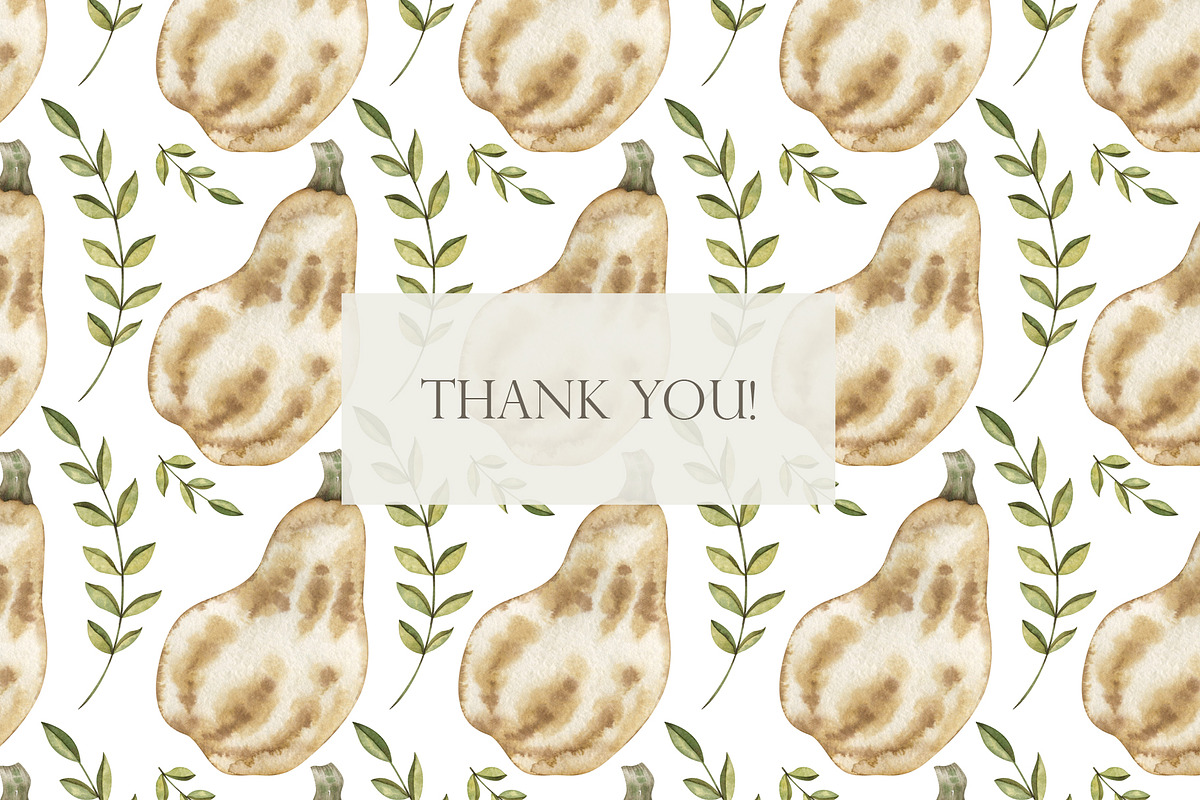 Watercolor Cute Thanksgiving Set, an Object Graphic by OrangePeafowlArt (Photo 15 of 15)