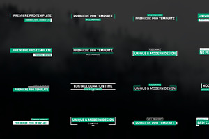 Clean Title | Premiere Pro, a Presentation Template by Gatamotion
