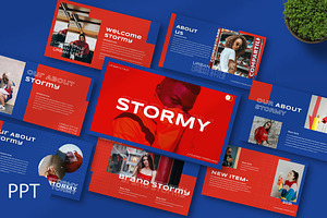 Stormy Powerpoint Template