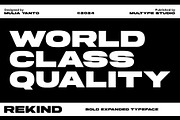 Rekind Expanded Font, a Sans Serif Font by Multype Studio (Thumbnail 2 of 14)