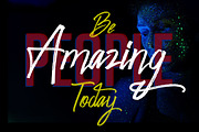 Hunter Skyfar- Dry Brush Script, a Script Font by FHFont (Thumbnail 5 of 12)