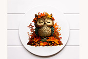 Whimsical Autumn Fall Owl Clipart, a Seasonal Illustration by Designworld (Thumbnail 10 of 10)