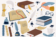 Vintage Books Illustrations, an Education Illustration by Anna Studio (Thumbnail 9 of 11)